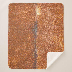 Welded old metal, rust texture. sherpa blanket