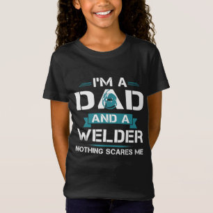 Welder American Flag - USA Patriotic Welder Dad Fa T-Shirt