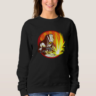 Welder At Work Ironworker Sweatshirt