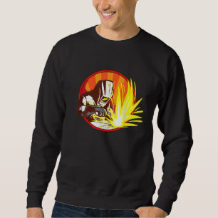 Welder At Work Ironworker Sweatshirt