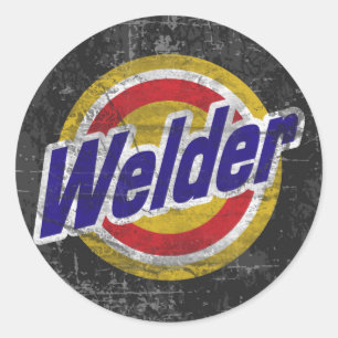 Welder Classic Round Sticker