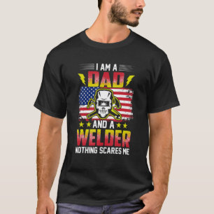 Welder Dad Welding American Flag Usa Patriotic Wel T-Shirt