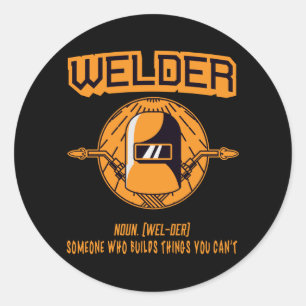 Welder Definition Funny Sticker