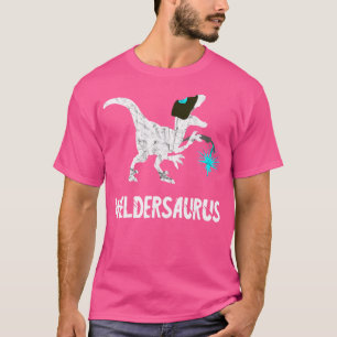 Welder Dinosaurs Funny Mig Welding Dino Steel Work T-Shirt