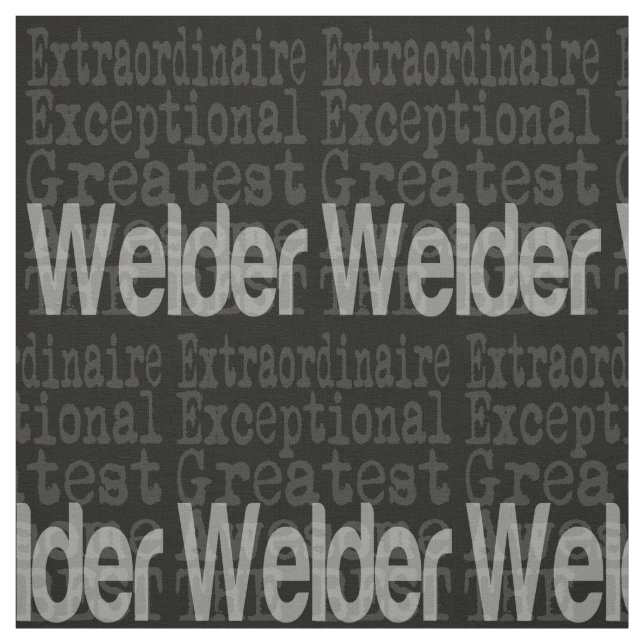 Welder Extraordinaire Fabric (Swatch)