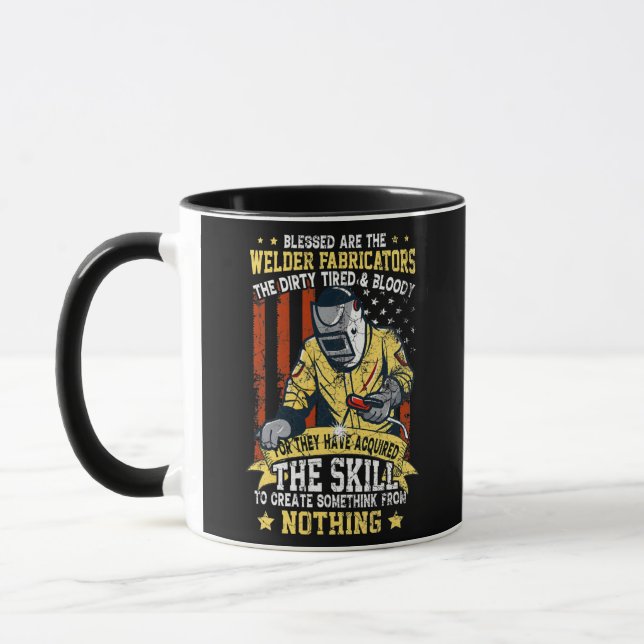 Welder Fabricators Metalworker Welding Machine Mug (Left)