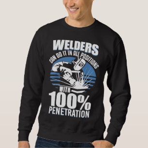 Welder Gifts Funny Welding Image On Back Of Shirt