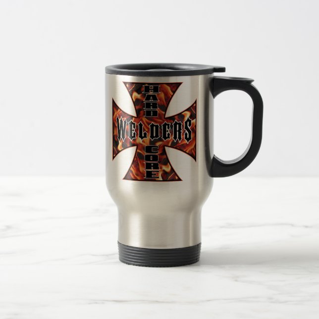 Welder Hard Core Travel Mug (Right)