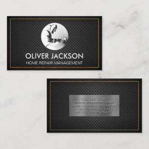 Welder Leather Mesh Business Card