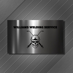 Welder Metal Welding Fabricator Professional Business Card