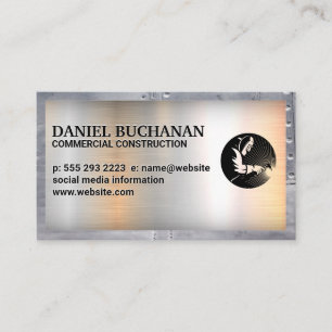 Welder Metallic Steel and Rivets Business Card