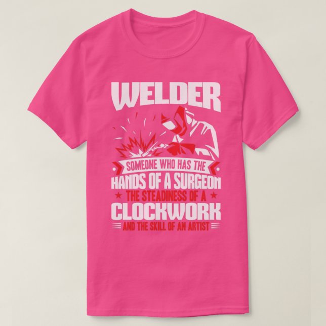Welder Operator Welding Coded Welder56  T-Shirt (Design Front)