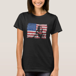Welder Patriotic Usa American Flag Vintage Welding T-Shirt