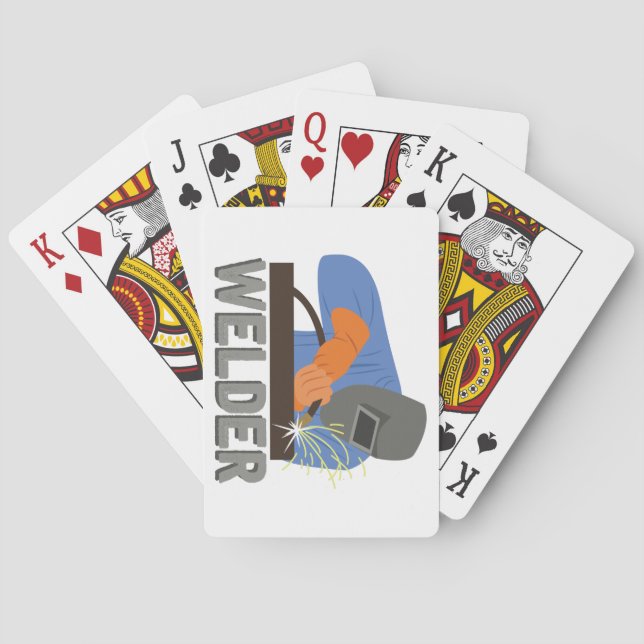 Welder Playing Cards (Back)