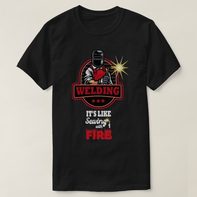 Welder Profession Welder Gift  T-Shirt (Design Front)
