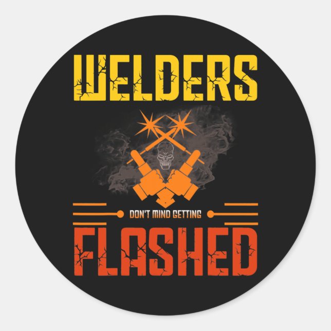 Welder Saying Welding For Men  Classic Round Sticker (Front)
