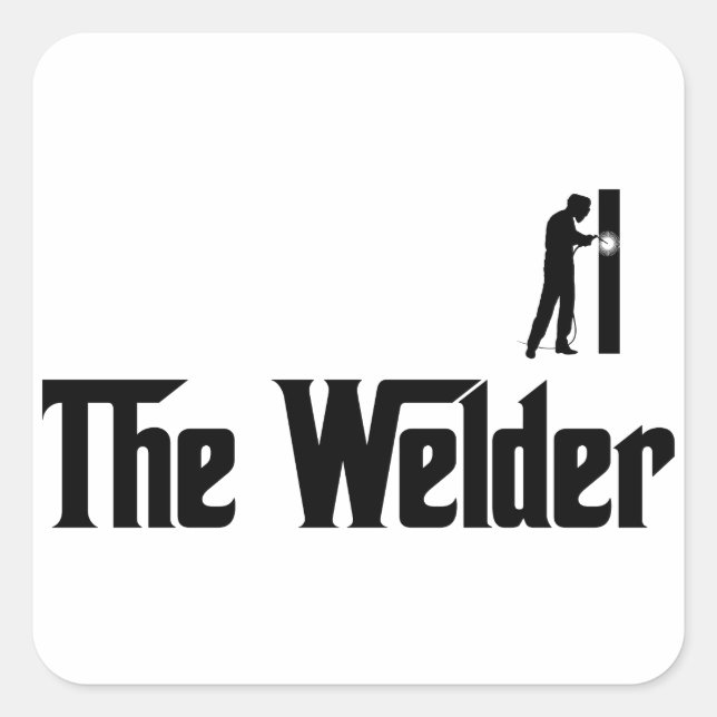Welder Square Sticker (Front)