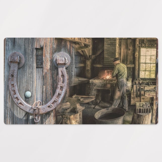 Welder Vintage Blacksmith Horseshoes (Design 1)