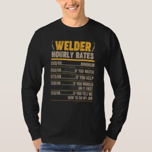 Welder Weldin Worker Ironsmith Blacksmith Expert H T-Shirt