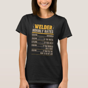 Welder Weldin Worker Ironsmith Blacksmith Expert H T-Shirt