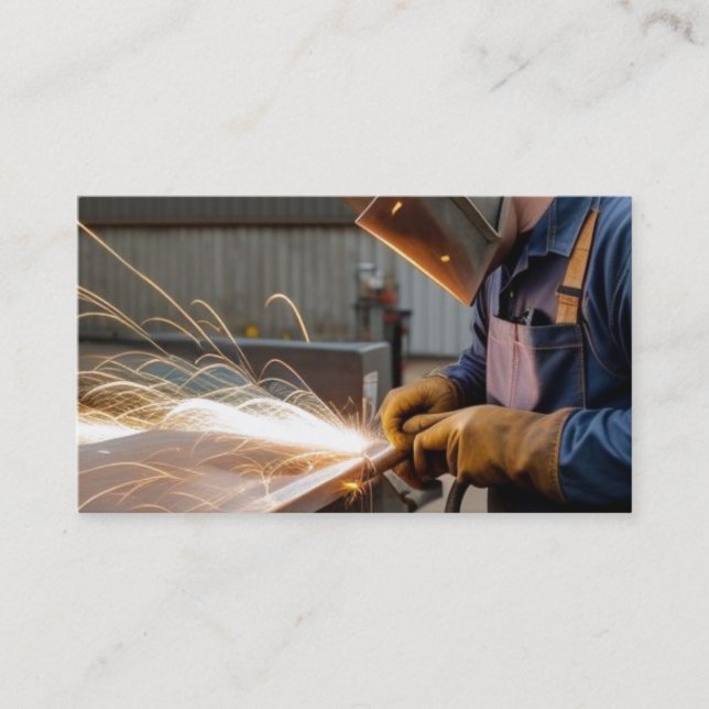 Welder Welding Business Card (Front)