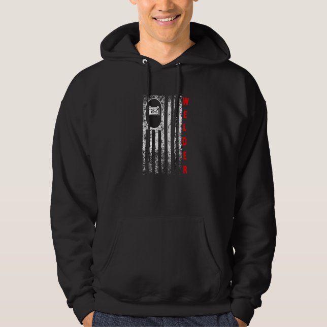 Welder Welding Machine Operator  12 Hoodie (Front)