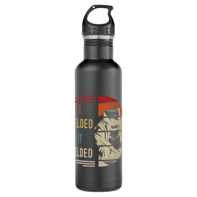 Welder Welding Retro 710 Ml Water Bottle (Front)
