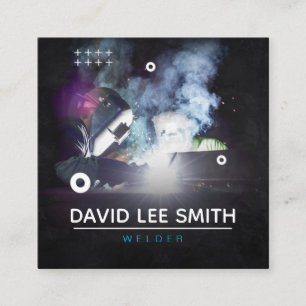 Welder / Welding Service Square Business Card