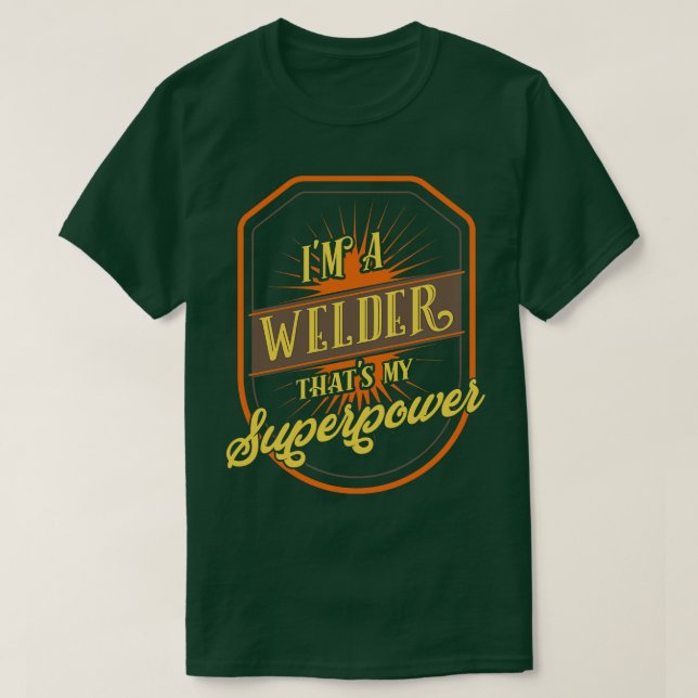 Welder Welding T-Shirt (Design Front)