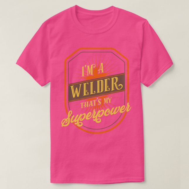 Welder Welding T-Shirt (Design Front)