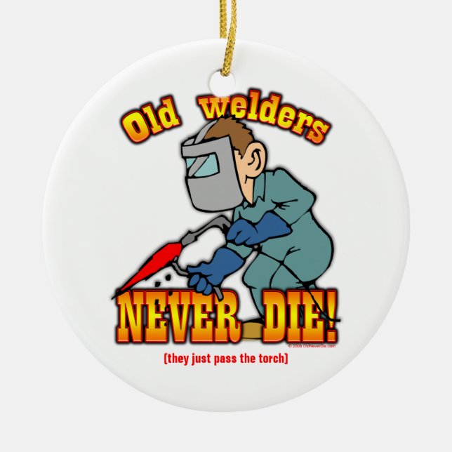 Welders Ceramic Tree Decoration (Front)