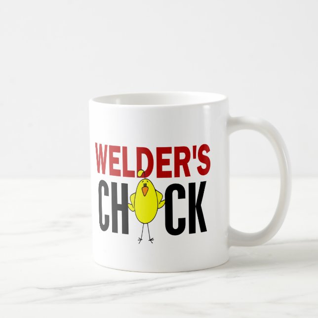Welder's Chick Coffee Mug (Right)