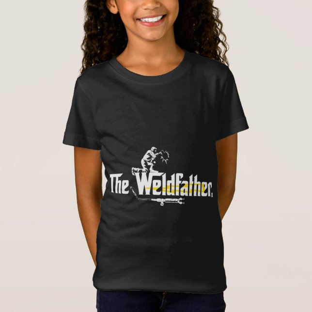 Weldfather Cool Welder Gift Tee Welding Funny Chri (Front)