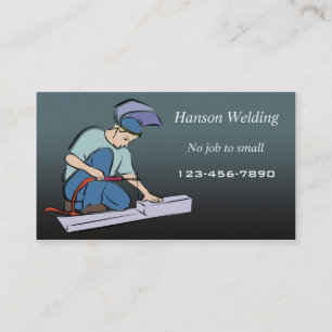 Welding business card