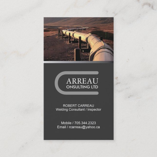 Welding Consultant Business Card (Front)