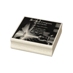 Welding contract construction add name contact no rubber stamp