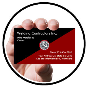 Welding Contractors Businesscards Business Card