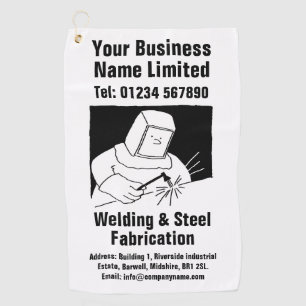 Welding & Fabrication Promotional Golf Towel
