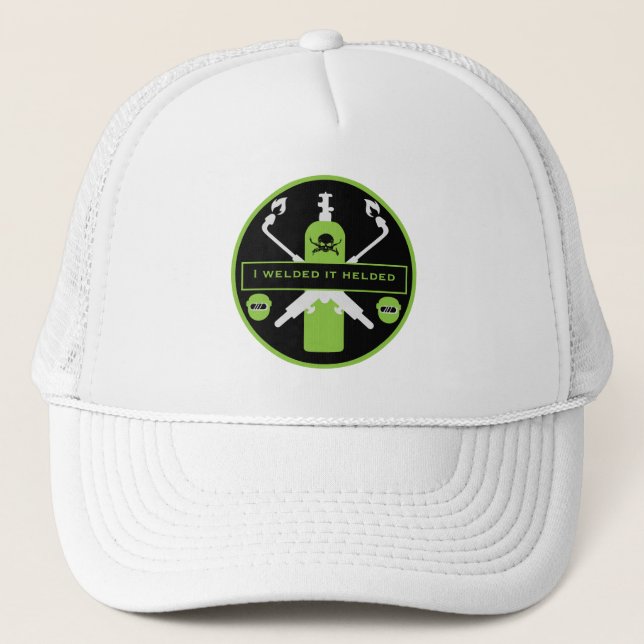 Welding Humour Gift Trucker Hat (Front)