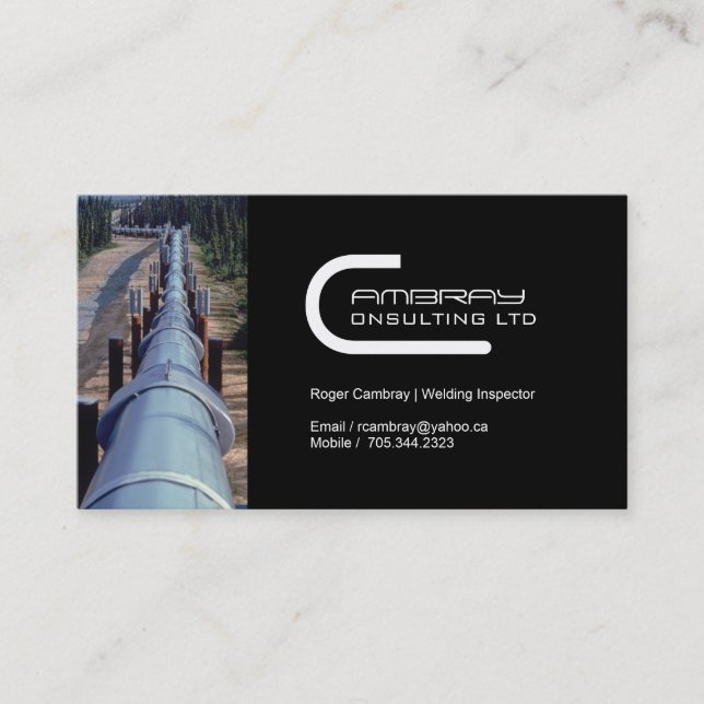 Welding Inspector Business Card (Front)