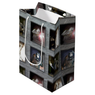 Welding Pattern Medium Gift Bag