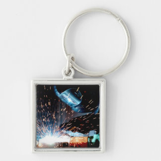 Welding Sparks Key Ring