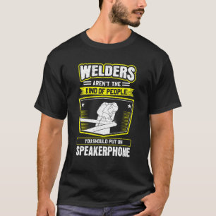 Welding Speakerphone Welder T-Shirt