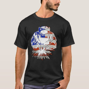 Welding Vintage American Flag Welder T-Shirt