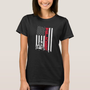 Welding Vintage Usa American Flag Welder T-Shirt