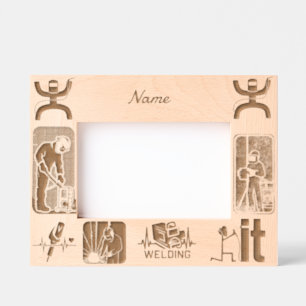 WELDING WELDER custom gifts Etched Frames