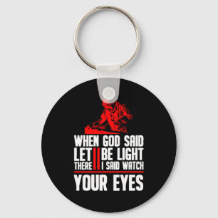 Welding Welder Fabricator Key Ring