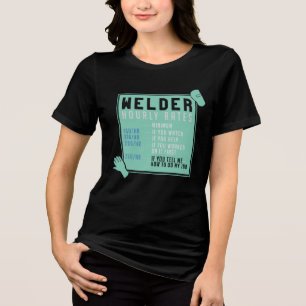 Welding - Welder Hourly Rates Tri-Blend Shirt