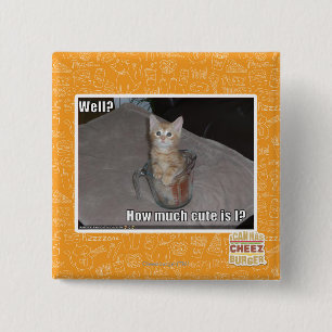 Well? 15 Cm Square Badge