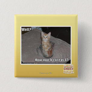 Well? 15 Cm Square Badge